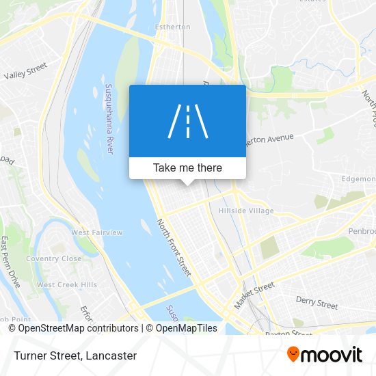 Mapa de Turner Street