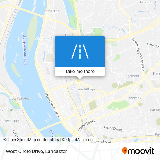 Mapa de West Circle Drive