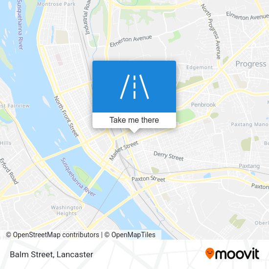 Mapa de Balm Street