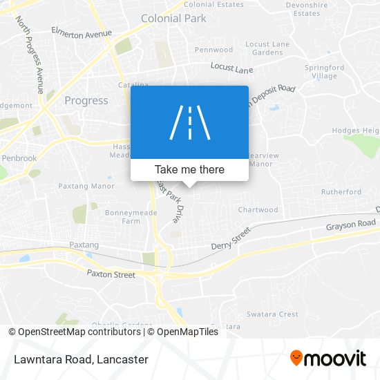 Lawntara Road map