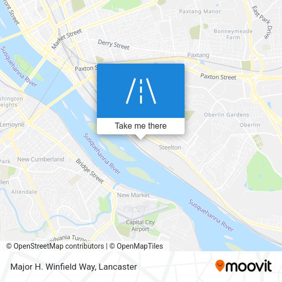 Major H. Winfield Way map
