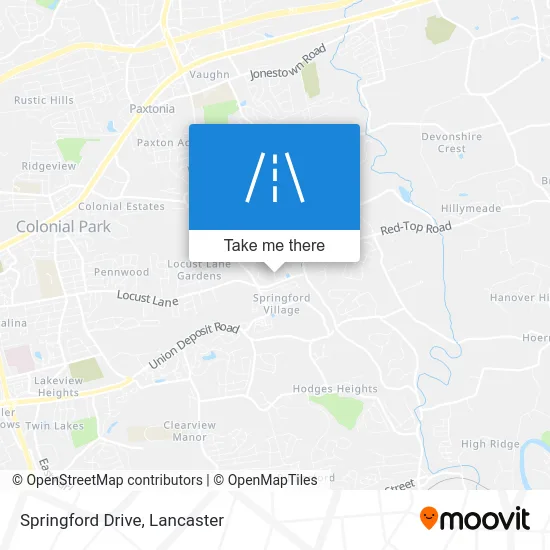 Springford Drive map