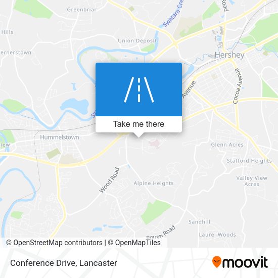 Conference Drive map