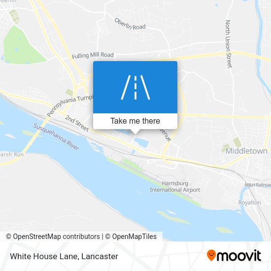 Mapa de White House Lane