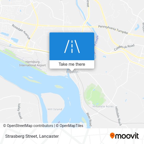 Strasberg Street map