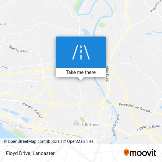 Floyd Drive map