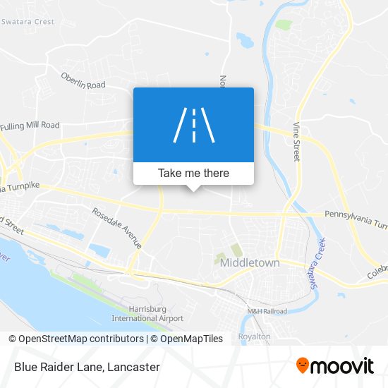 Blue Raider Lane map