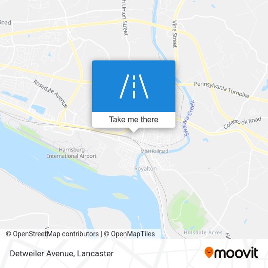 Detweiler Avenue map