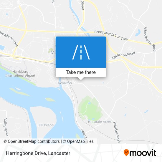Mapa de Herringbone Drive