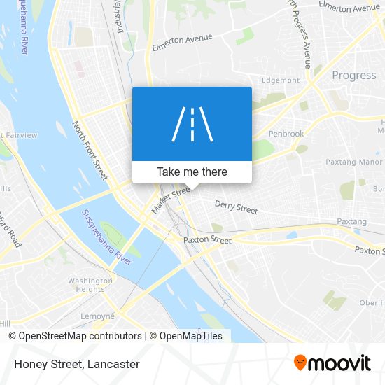 Mapa de Honey Street