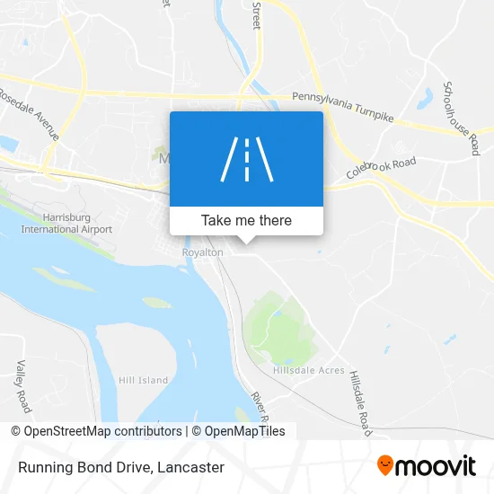 Running Bond Drive map