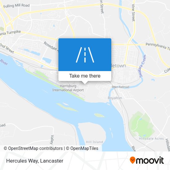 Mapa de Hercules Way