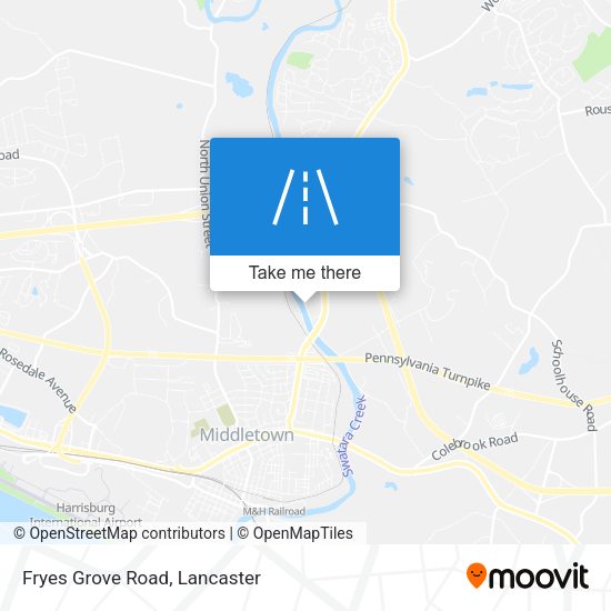 Mapa de Fryes Grove Road
