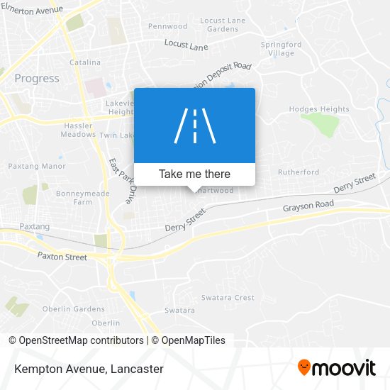 Mapa de Kempton Avenue