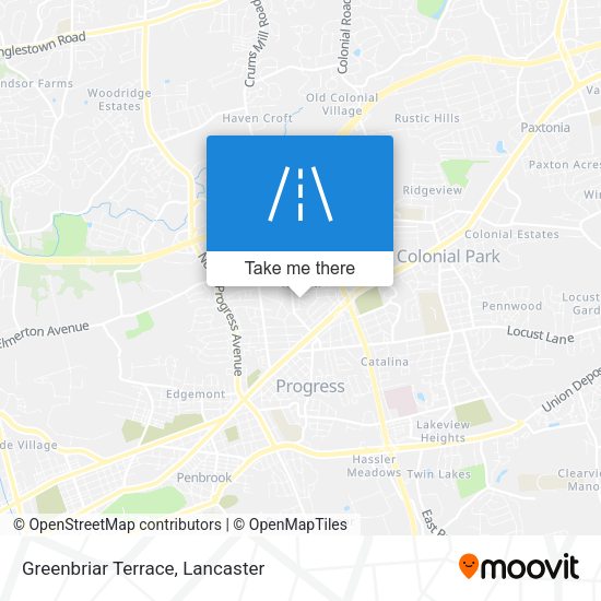 Mapa de Greenbriar Terrace