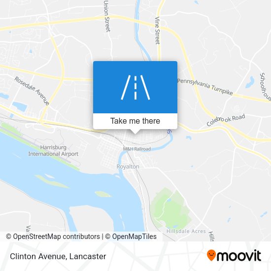 Mapa de Clinton Avenue