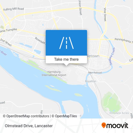 Mapa de Olmstead Drive