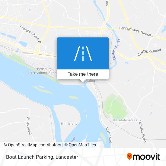 Boat Launch Parking map