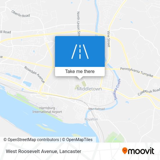Mapa de West Roosevelt Avenue