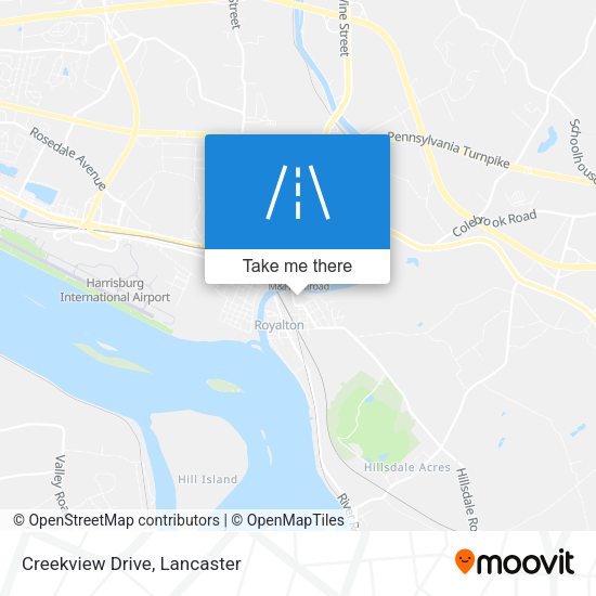 Creekview Drive map