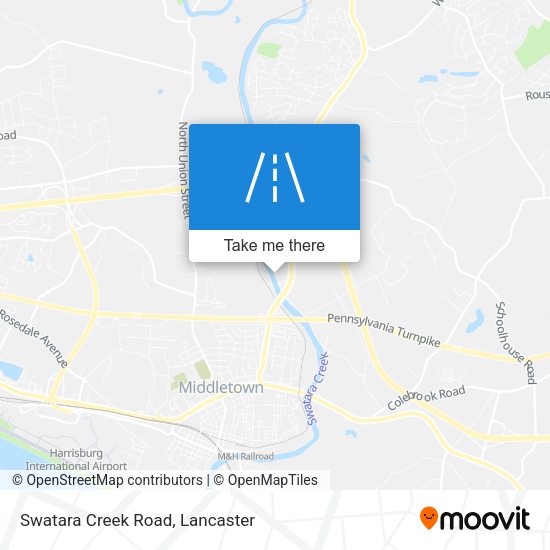 Swatara Creek Road map