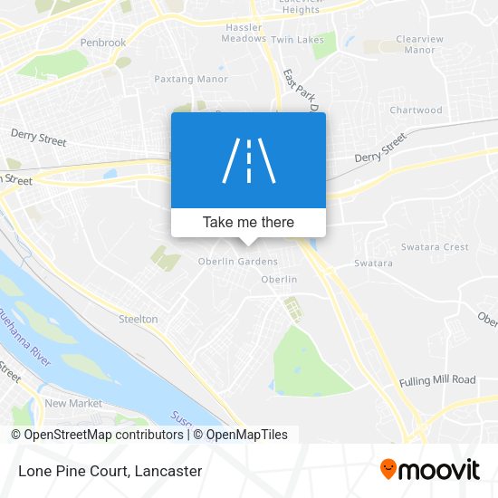 Mapa de Lone Pine Court