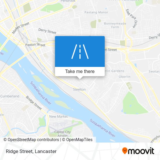 Mapa de Ridge Street