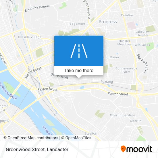 Greenwood Street map