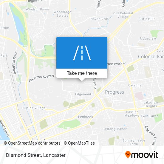 Mapa de Diamond Street