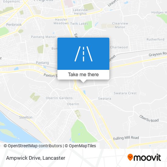 Ampwick Drive map