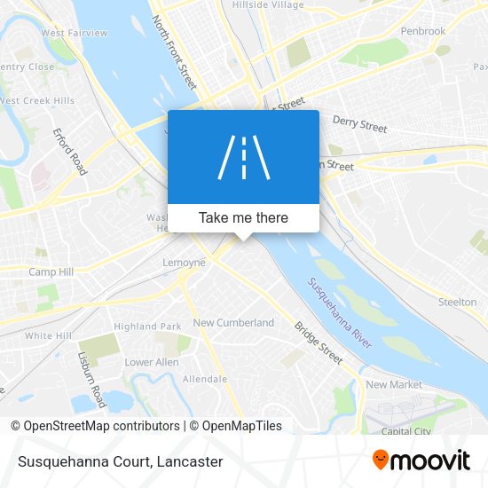 Susquehanna Court map