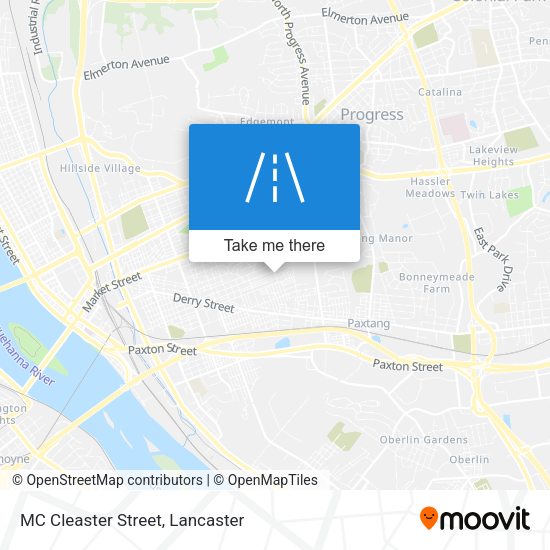 Mapa de MC Cleaster Street