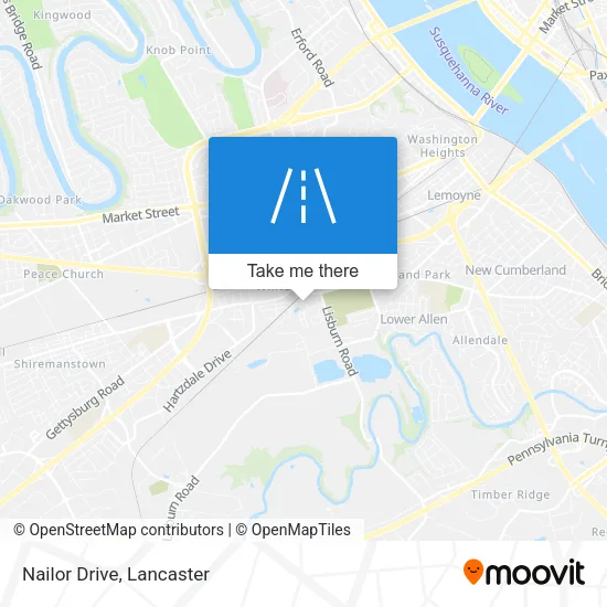 Nailor Drive map