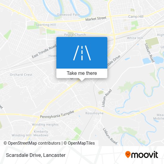 Scarsdale Drive map