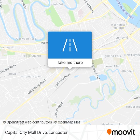 Capital City Mall Drive map