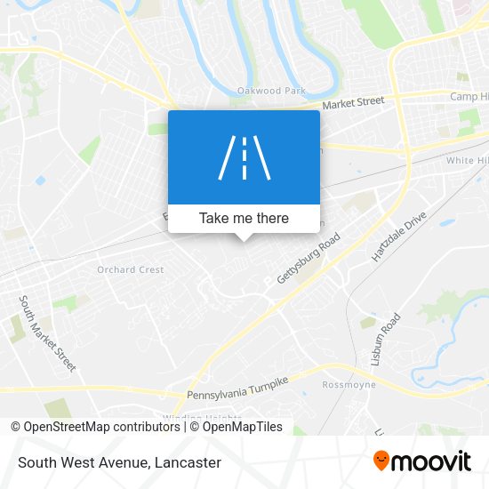 Mapa de South West Avenue