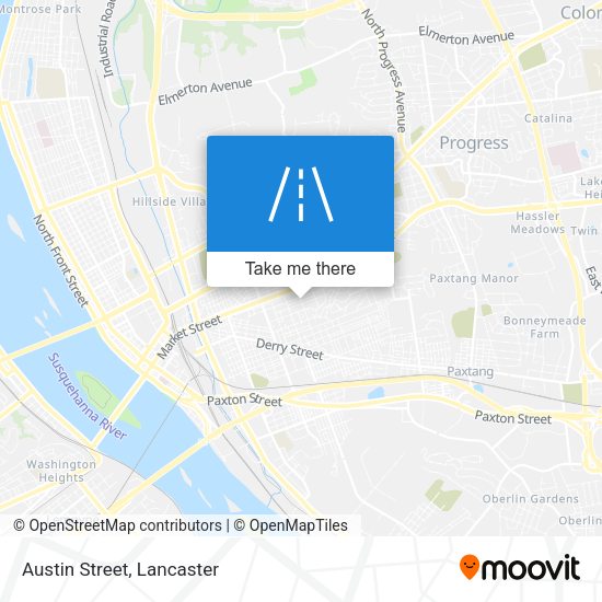 Austin Street map