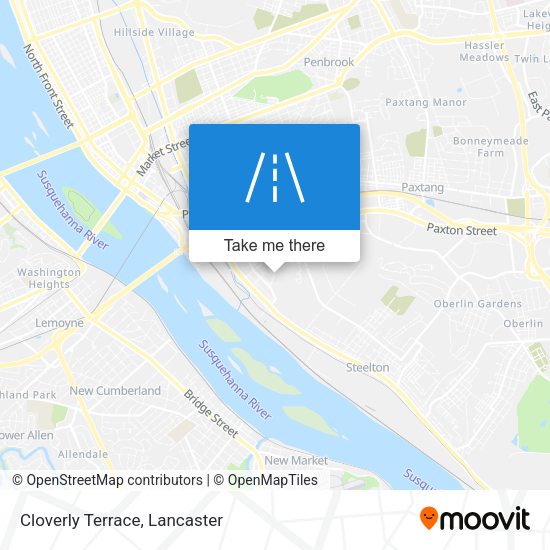 Cloverly Terrace map