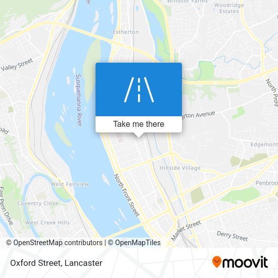 Mapa de Oxford Street