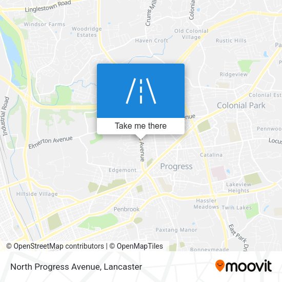 Mapa de North Progress Avenue