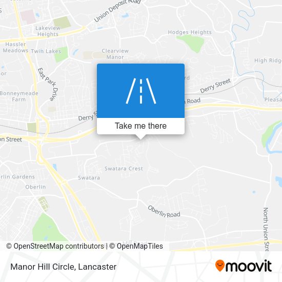 Manor Hill Circle map
