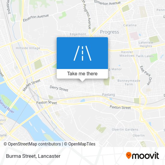 Mapa de Burma Street