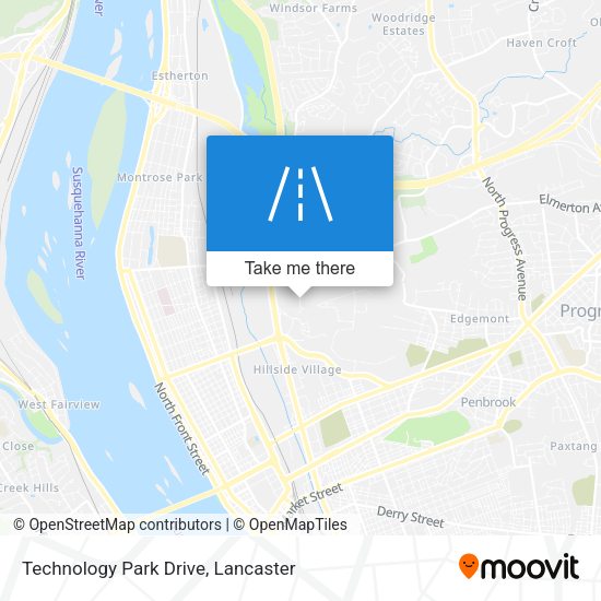 Mapa de Technology Park Drive