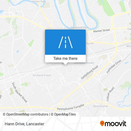Hann Drive map
