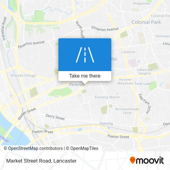 Mapa de Market Street Road