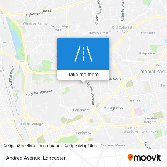 Mapa de Andrea Avenue