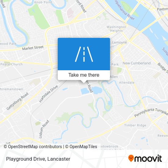 Playground Drive map
