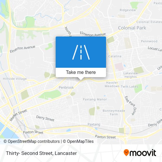Thirty- Second Street map