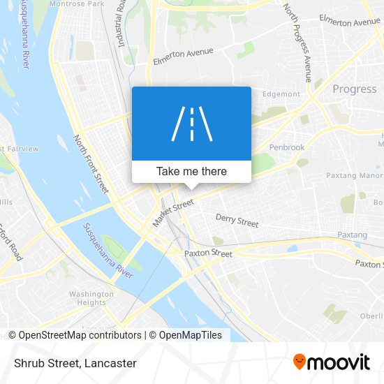 Mapa de Shrub Street