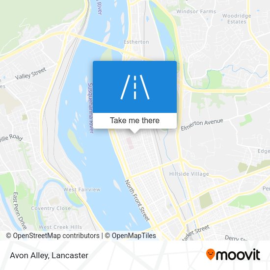 Mapa de Avon Alley